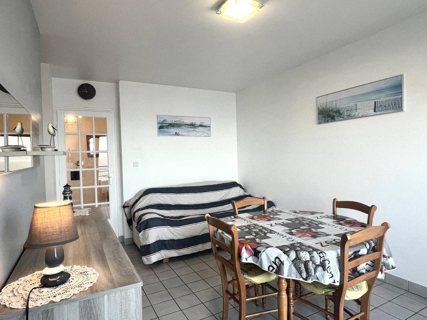 514 - Appartement 1 Chambre Vue Mer En Bordure De La Plage Du Centre D'Erquy Eksteriør billede